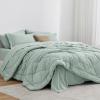 imageLoves cabin Full Comforter Set Black 7 Pieces Full Bed in a Bag All Season Bedding Sets with 1 Comforter 1 Flat Sheet 1 Fitted Sheet 2 Pillowcase and 2 Pillow ShamAqua