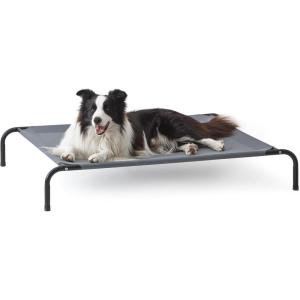 Love’s cabin Outdoor Elevated Dog Bed – 49in Cooling Pet Dog Beds for Extra Large Medium Small Dogs – Portable Dog Cot for Camping or Beach, Durable Summer Frame with Breathable Mesh